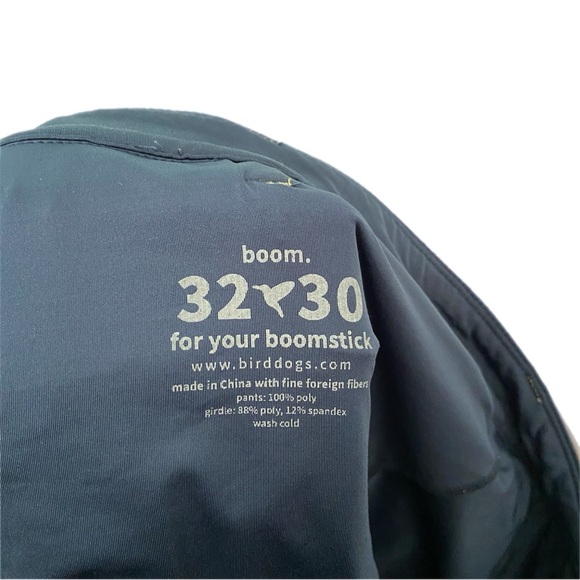 Birddogs Pants Men's 32x30 Brown Khaki Chinos Boomstick Stretch Slim Golf Casual - Picture 7 of 8